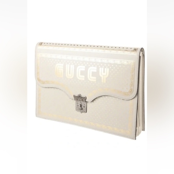 EUC Gucci X Sega Collaboration Star Printed Clutch - Picture 3 of 13